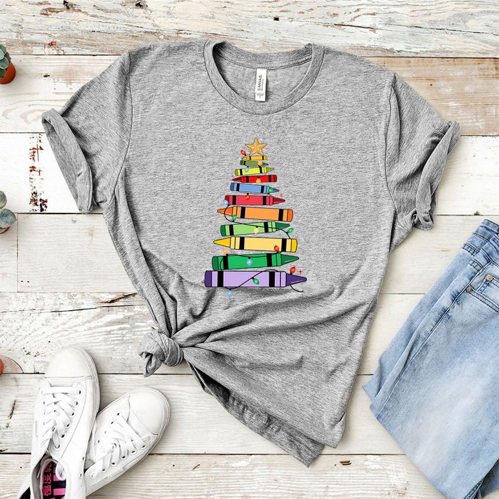 Christmas Teacher Shirt School Christmas Teacher Life Tshirt Lit It Up Xmas Tee Merry Santa Shirt Holiday Party Tops Xmas Gift