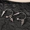 Punk Rivet Earrings for Women Korean Fashion Geometric Earrings Charms Goth Grunge Earrings Accessories Hip-hop Fashion Jewelry