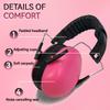 Kids Ear Protection Earmuffs Hearing Adjustable for Noise Reduction for Toddlers 27NRR Noise Cancelling Earmuffs