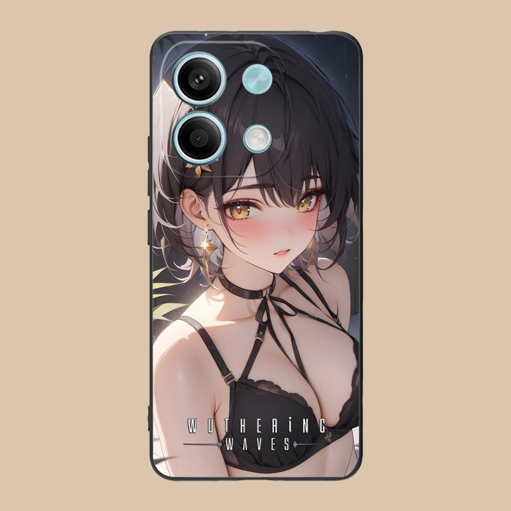 Wuthering Waves Rover Matte TPU Mobile Phone Case for Xiaomi 15 14 13 12 Mi 11 T Ultra Lite Pro S X 5G Colorful Printing Cover