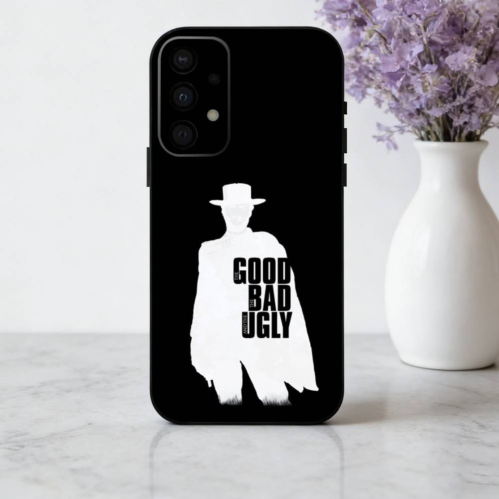 MOVIE T-The G-Good the Bad and U-Ugly Phone Case For Samsung Galaxy A73,A72,A71,A70,A53,A52,A51,Soft Silicone Black Cover