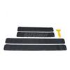 4pcs Carbon Fiber Car Door Plate Sill Scuff Cover Anti Scratch Sticker Protector