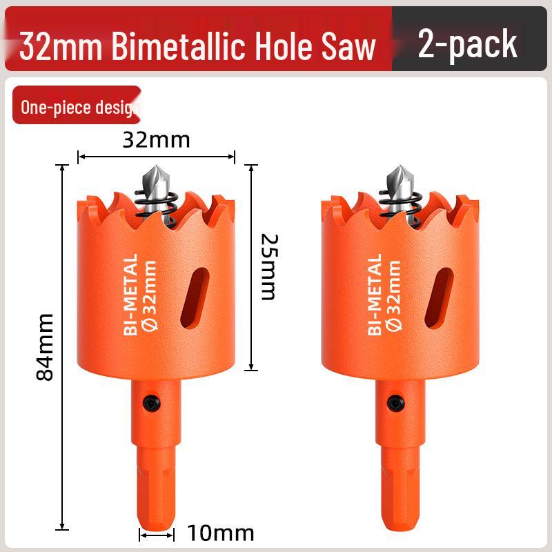 Pânză de găurit bimetalică pentru prelucrarea lemnului: Burghiu pentru Lemn, Gips-carton, Metal, Plastic și PVC - Măritor Găuri pentru Spoturi Încasetate 75mm.