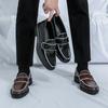 Men Loafers Street Style Shoes Thick Sole Formal Business Wedding Dress Prom Tuxedo Party Shoes Large Size