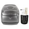 38L Motorcycle Top Box Waterproofing Universal Fit with Key Lock Base Plate Motorcycle Luggage Trunk Tail Storage