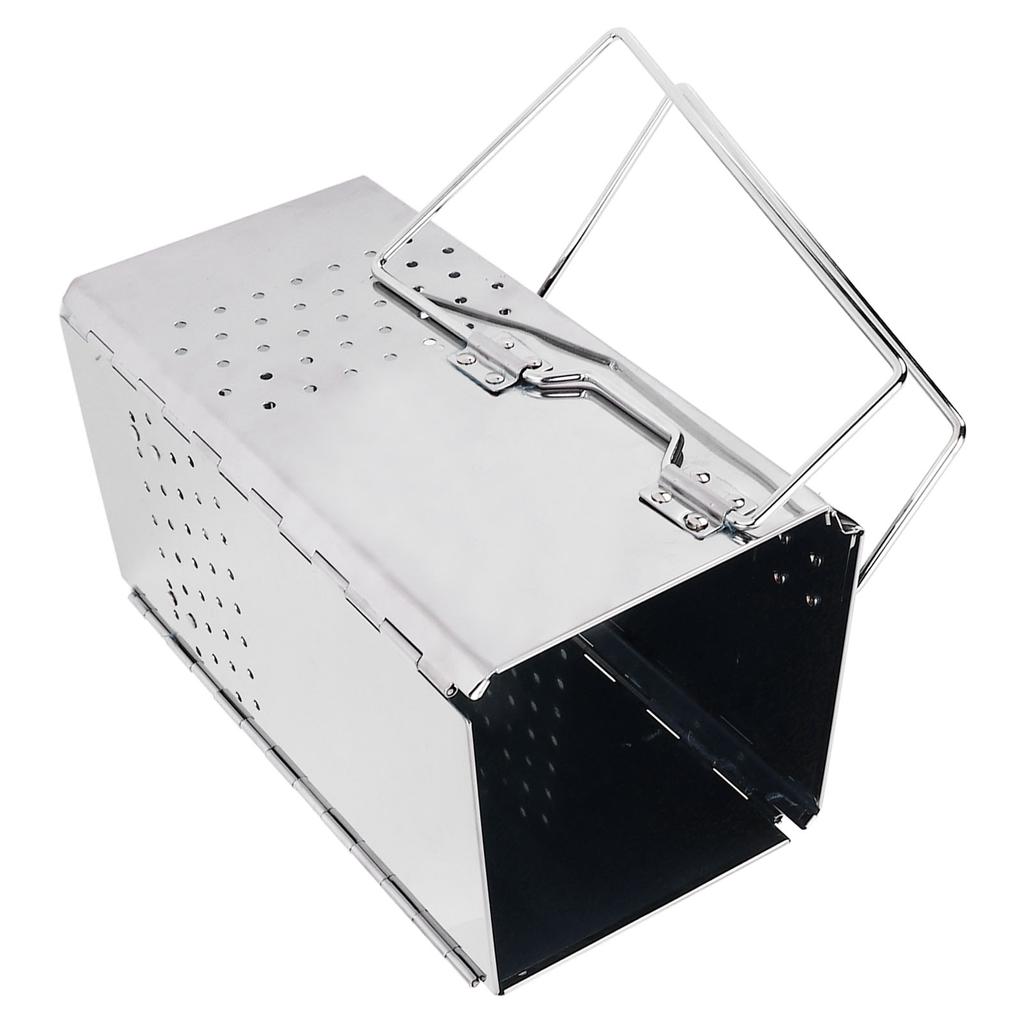 Camping Barbecue Grill Thickened Portable BBQ Charcoal Grill Stainless Steel Folding BBQ Grill for O