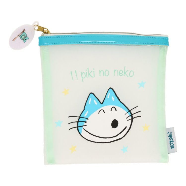 11 Cats Mesh Pouch Smiling Blue S,