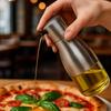 Olive oil vinegar dispenser 320 ml glass bottle with metal cap