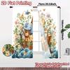 2pcs   2D FLAT PRINTING Curtains (Without Rod) AnimalArk Popular Curtains&Drapes Versatile Durable Polyester Curtains Room Decor