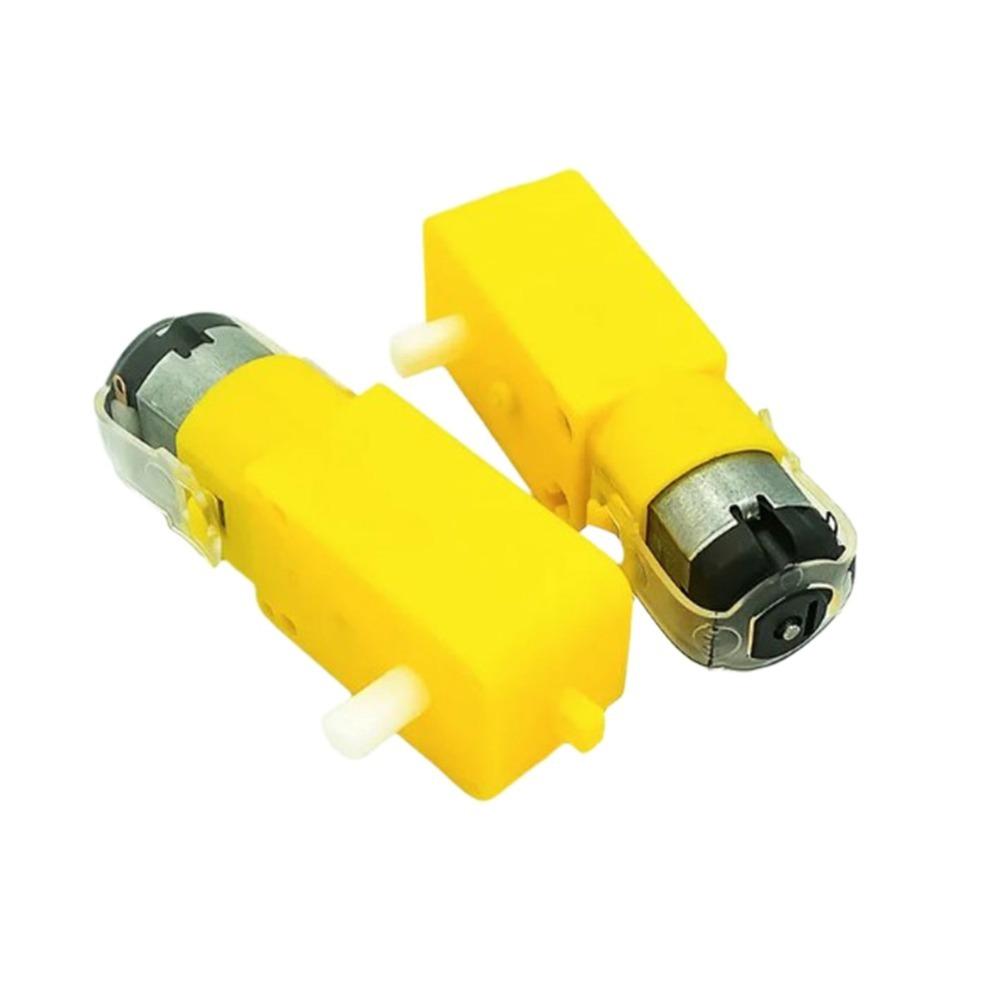 4 Sets Durable Ratio 1:48 TT Motor Dual Shaft 200RPM Tire Wheel Kit DC 3-6V RC Vehicle Accessories for Smart Car Robot