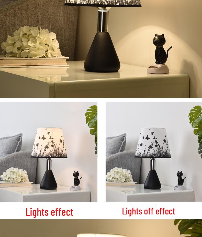 Modern LED Dimmable Bedside & Study Lamp with Eye Protection and Remote Control