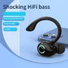 Wireless Earbuds Noise Reduction Single Over Ear Buds Wrap Around Earbuds with Earhooks Bluetooth-compatible Earpiece