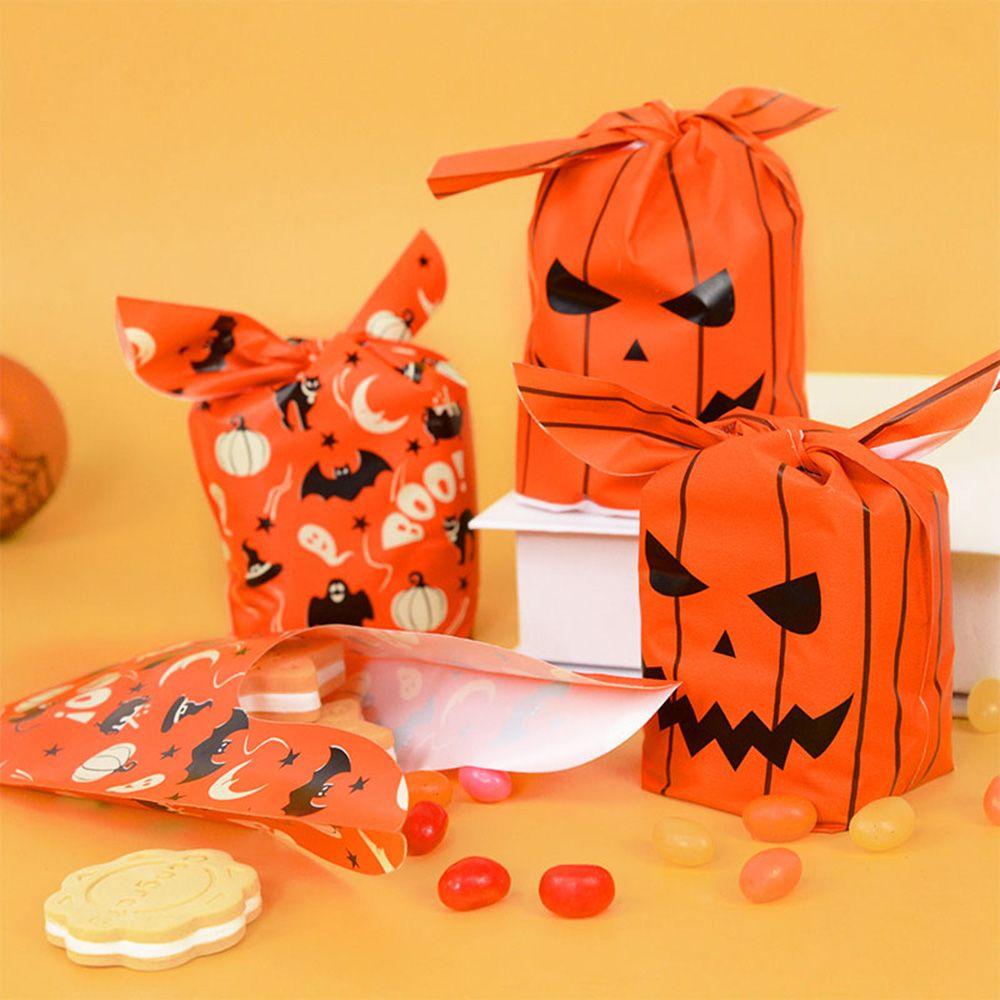 Supplies Pumpkin Bat Snack For Biscuits Halloween Decoration Candy Pouch Candy Bag Baking Gift Bags