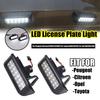 2Pc Error Free White LED Number License Plate Light Lamps For Peugeot Expert Partner Rifter Traveller Ranch OEM#:6340G7 & 6340E9