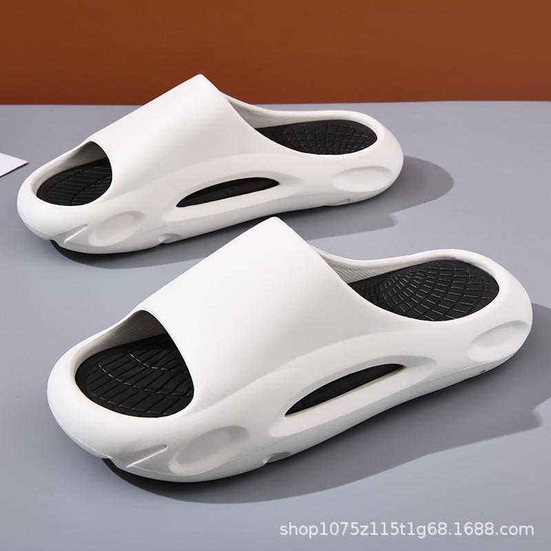 Spring Men's One-word Drag Non-slip Thick-soled Wear-resistant Casual Wear Fashionable Cool Slippers