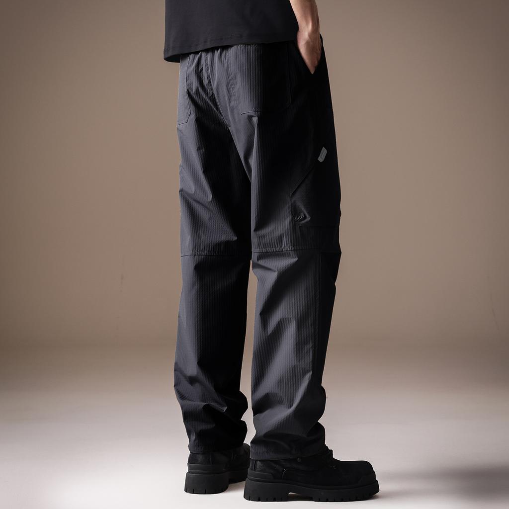 High-end American Outdoor Tooling Charging Pants Men's Summer Thin Quick-drying Sports Mountaineering Waterproof Casual Straight Trousers