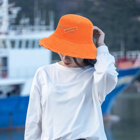 Fishermen Hat with Neck Protection Furry Trim Wide Brim Lightweight Sun Hat