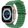 Silicone Strap for Apple Watch 1/2/3/4/5/6/7/8/9/10/11/SE Ultra 1/2/3 42/44/45/46/49mm, Green