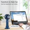 Portable Mini Handheld Fan USB Hand Fan Rechargeable Portable Outdoor Small Pocket Fan 3 Speed Mini Desk Fan with Phone Stand