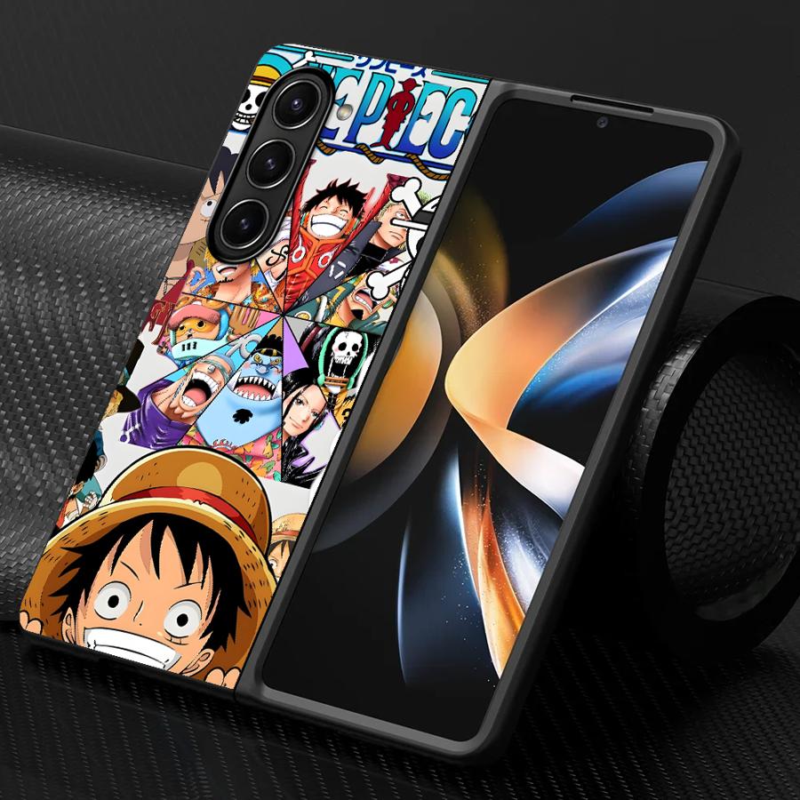 Pouzdro pro Samsung Galaxy ZFold7 ZFold4 ZFold5 Z Fold 7 6 5 4 3 ZFold3 ZFold6 Pevný kryt na telefon Jednodílný Luffy Ďábelský plod