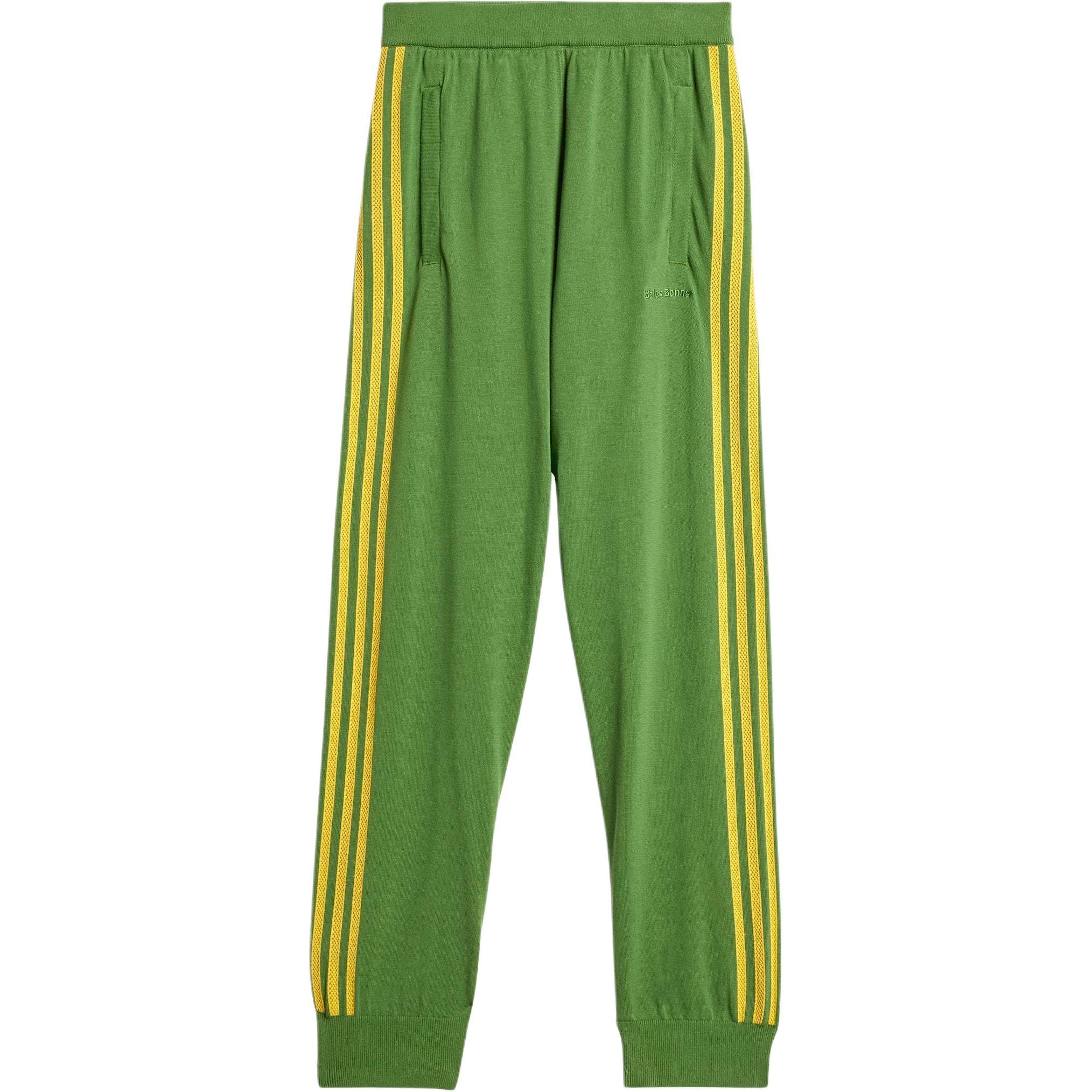 adidas x Wales Bonner Nylon Knit Track Pant Asia Sizing  Yellow Green  Men s IW1176 S