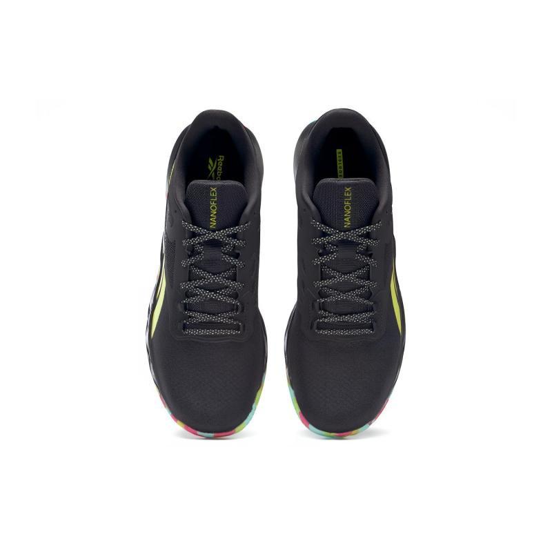 Reebok Nanoflex Tr 'Black Lime Camo' Sneakers GX7549