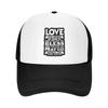 Love Your Enemies Baseball Cap Hiking Hat Sailor Cap for Unisex Golf Custom Cap WomenHats Men's