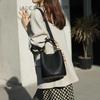 2026 Women's Large Capacity Tote Bag, Versatile Crossbody & Single Shoulder, Elegant Commuter Bucket Design