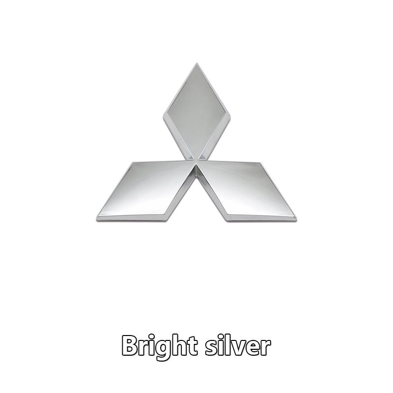 ABS Car Front Grille Logo Badge Decoration Sticker for Mitsubishi Pajero Outlander XL Montero Lancer  Galant Xpander Accessories