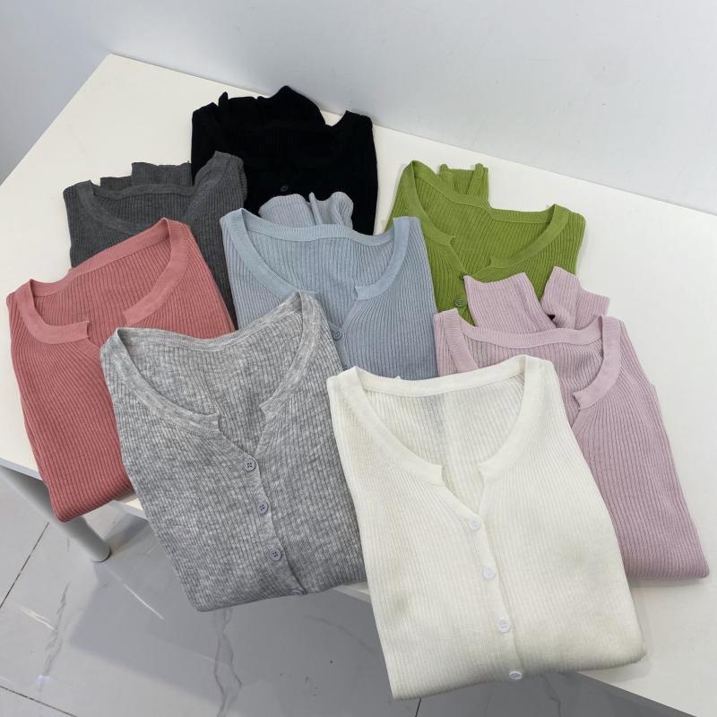 

2024 Летний Шик Женский Вязаный Кардиган с Длинным Рукавом Короткая Шаль Солнцезащитная Верхняя Одежда One Size чёрный