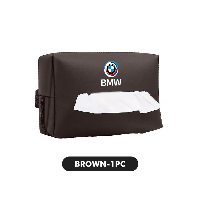 Car Seat Headrest Tissue Protetor Cover Seatback Hanging Paper Towel Storage Bag For BMW Performance M2 M3 M4 X1 X3 X4 X5 E87 X7
