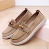 New Style Women'S Cloth Shoes, Spring And Autumn Flat Casual Slip-On Mom Shoes, Non-Slip Soft Sole Loafers, Women Shoes