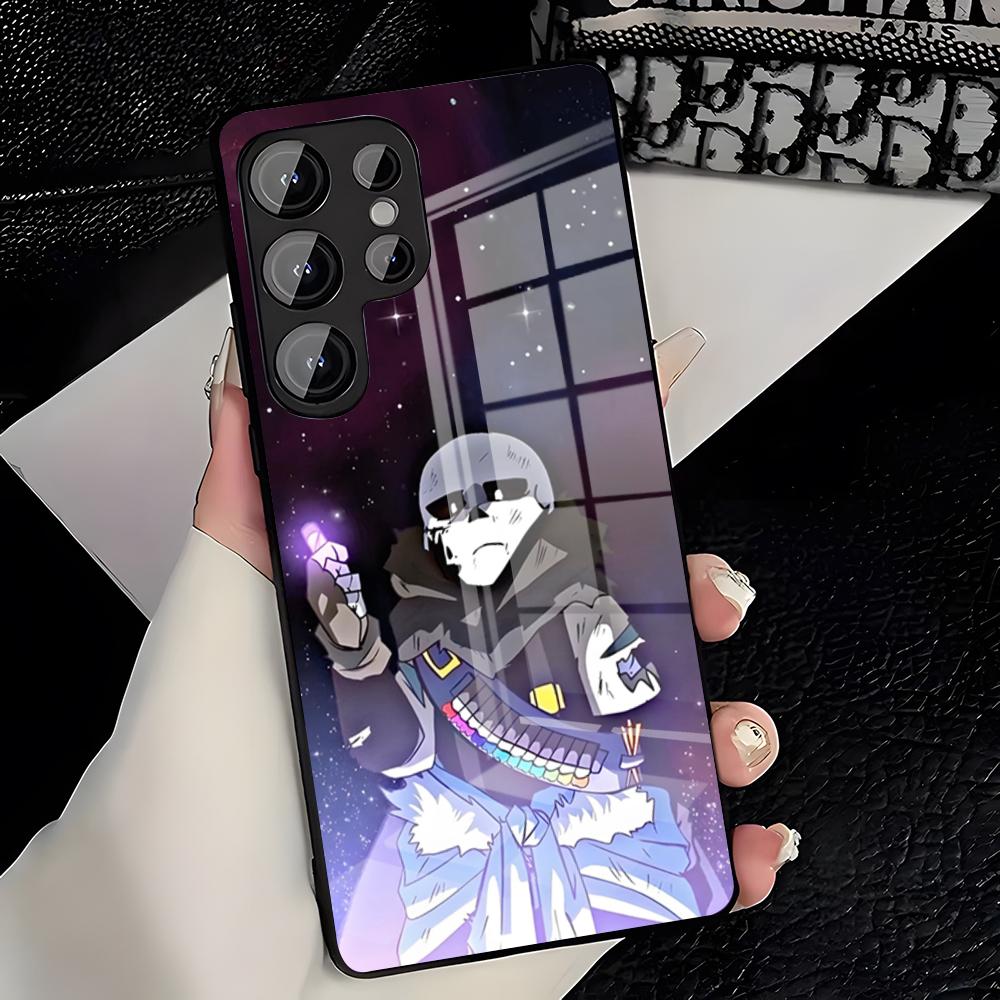 Sans Undertale Phone Case For Samsung A25 A13 A33 5G A54 A36 A35 A56 A52 A14 Shockproof Glass Cover