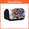 Attack Titan On  Anime Pattern Student Double Layer Flip Cover Stationery Bag