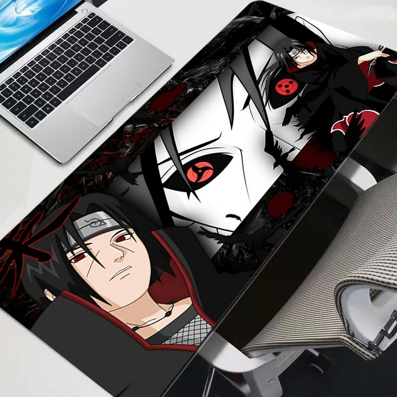 

Mouse Pad Large Gamer Gaming Accessories Speed Keyboard Naruto Rubber Lock Edge Desk Mat Laptop Anime Durable Mousepad 30x60x0.2cm