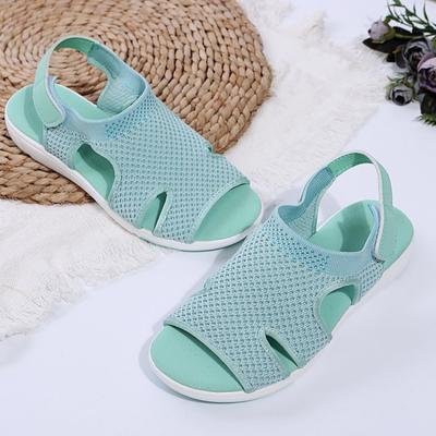 Summer Women Sandals Big Size Flat Casual Shoes Breathable Mesh Platform Shoes Woman Fashion Beach Sandal Sandalias De Las Mujer