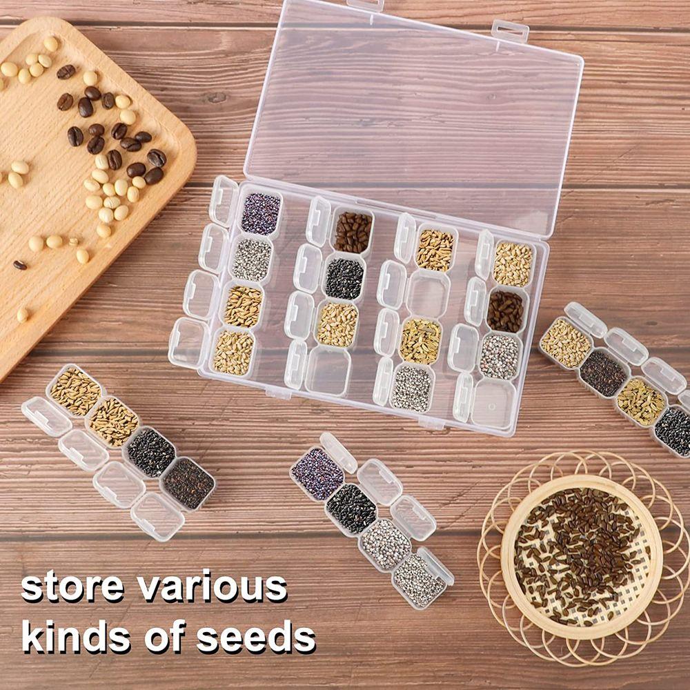 Pill Case  Rhinestone Organizer Nail Art Accessories Plastic Storage Box Beads Container