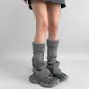 Sweet Cool Knitted Broken Hole Socks Subculture Ripped Foot Cover Fashion Knit Leg Warmer