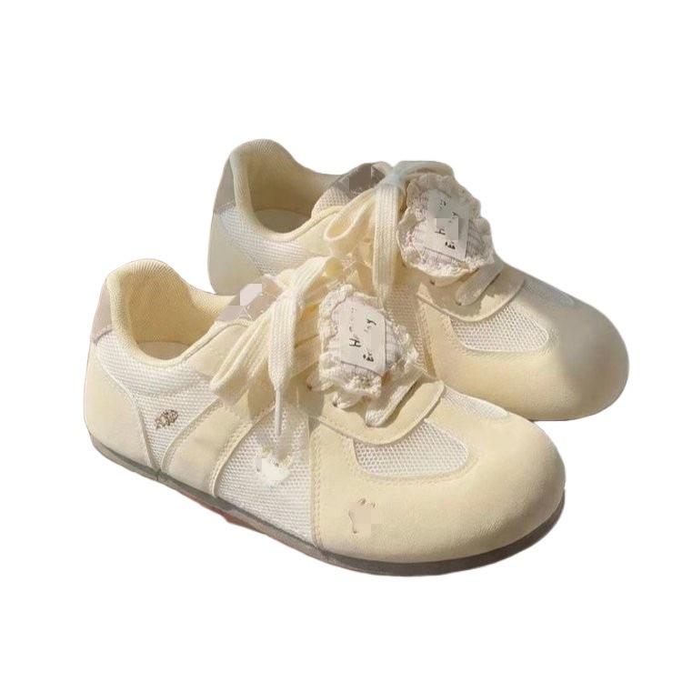 Cute Kitten Mesh German Training Shoes Women's 2026 Spring and Summer New Women's Lightweight Ins Breathable Women's Shoes