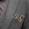 Vintage Octopus Collar Pins for Women Unisex Animal Brooches Friend Event Party New Gifts Jewelry Decoration Accessories