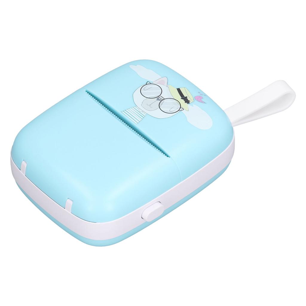 Thermodrucker Bluetooth Tintenloser Drucker 200dpi Wiederaufladbare Druckermaschine für Zuhause Kinder