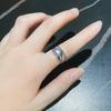 Ins Cold Wind, the Same Open Love Ring, Metal Simple Retro Heart Ring, Joint Ring.