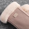 Loogdeel Fashion Warm Suede Outdoor Guantes Lady Touchscreen Driving Gloves Sports Cycling Mitten Women Winter Thick Plush Glove