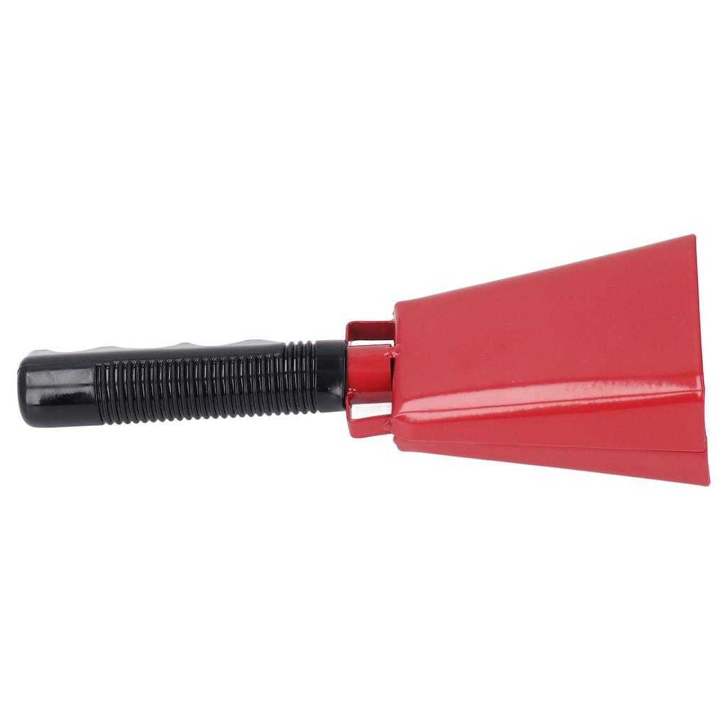 Cow Bell Metal PVC Ergonomic Handle Cheering Bell Noise Maker with Wrist Strap for Sports Events