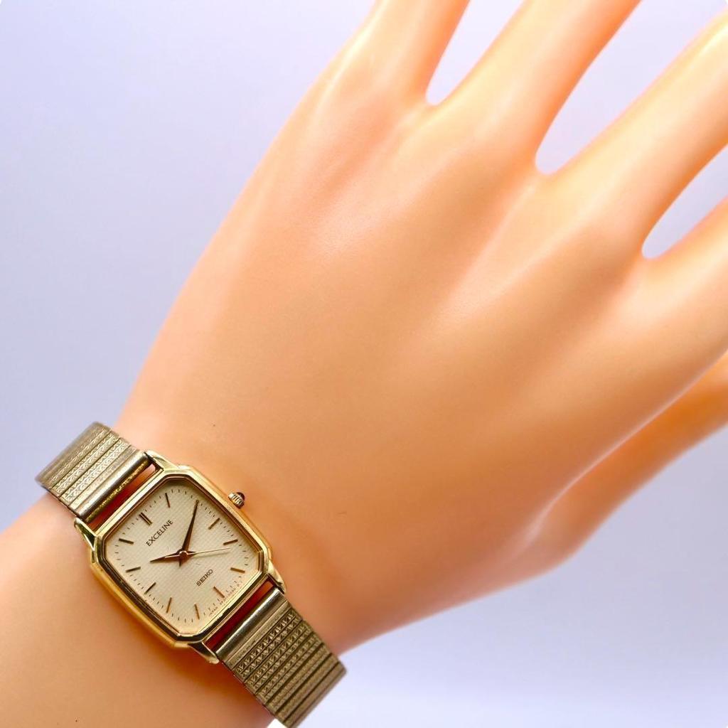 [USED] SEIKO Exceline Rubber Strap Women's Watch 1088