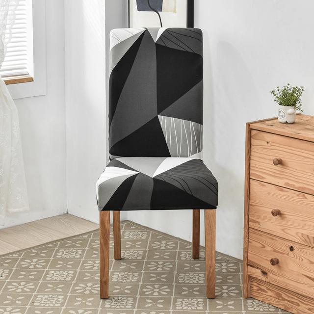 New Design Printed Colors Chair Furniture Covers Floral Modern Slipcover For Dinning Room Wedding Stretch Flexible Furniture Protector