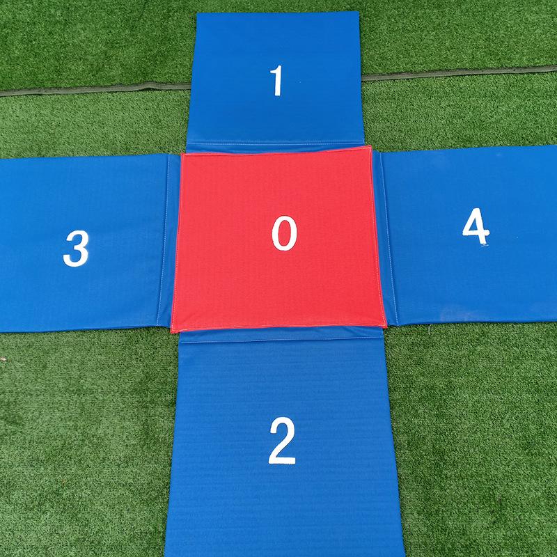 Soft Javelin Throw & Torpedo Relay Set with Whistle - Athletic Mat & Hurdles