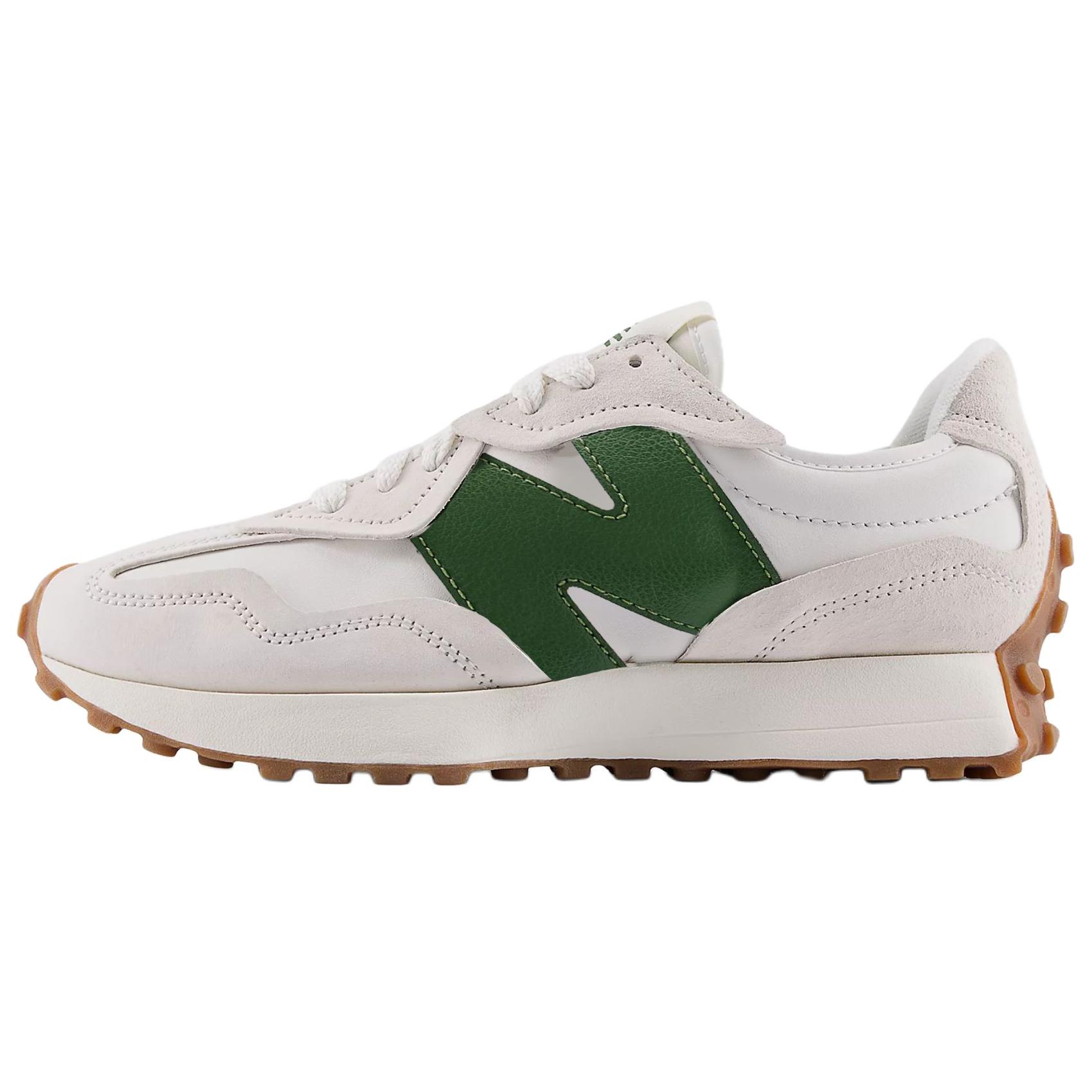 

New Balance NB 327 Running Shoes Unisex White Green Sneakers U327WKN 43