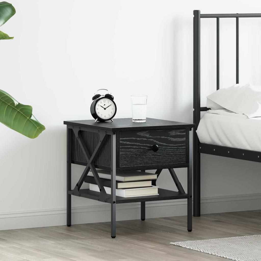 1 Modern low cabinet, bedroom nightstand, drawer storage cabinet, magazine display and storage cabinet, size 40x42x45 cm