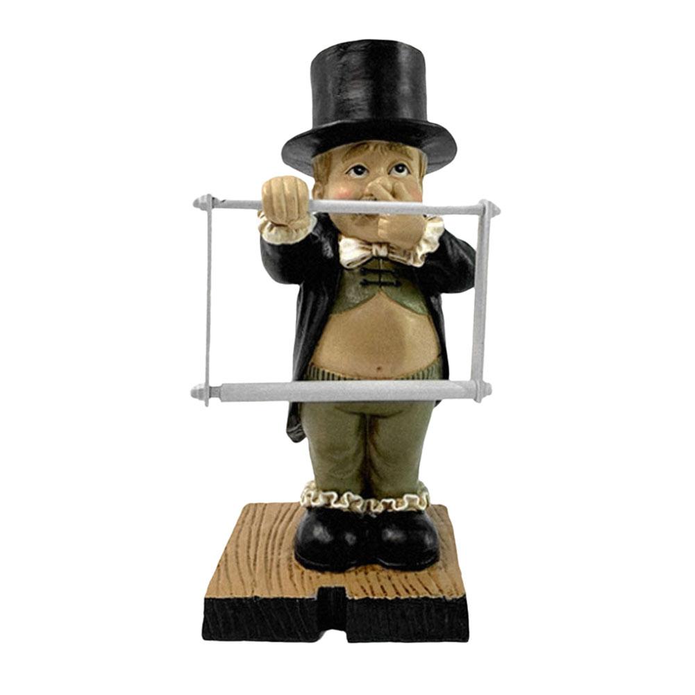 Gentleman Tissue Holder Modern Bathroom Paper Towel Holder Tissue Dispenser Napkin Figure Home M1E0